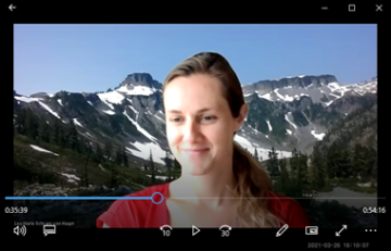 A screenshot from one of the 17 zoom interviews conducted virtually with Coronado National Forest staff.