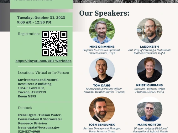 Program Flyer for UHI Workshop 10/31/2023