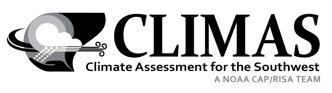 CLIMAS black and white horizontal logo transparent background